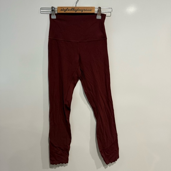 Lululemon Align Scalloped Hem High-Rise Pant 25"
Red Merlot - Picture 7 of 9